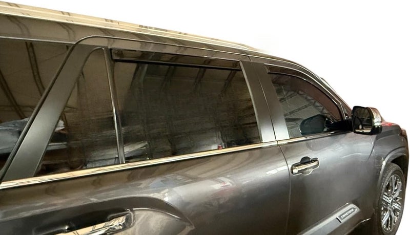 Optimal Co 2023-2026 in-Channel Rain Guards for Toyota Sequoia Side Window Visor Deflectors SR5 Limited Platinum TRD Pro Capstone 2024 2025 - Image 3